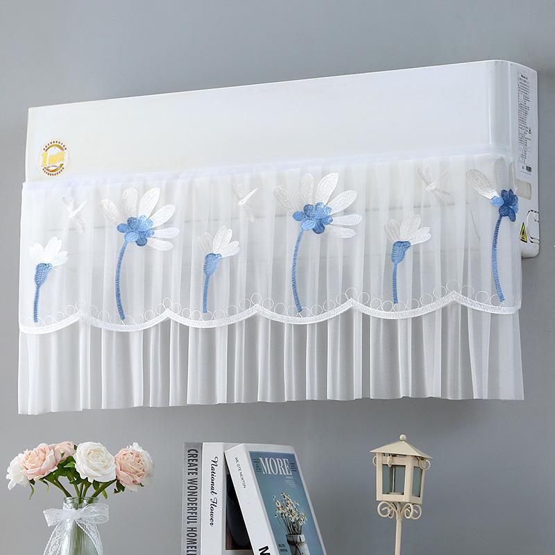 1PC Air Conditioner Washable Wall Mounted Hanging Prevent Direct Blowing Textil Protective Bag Dust Cover Wind Shield Curtain
