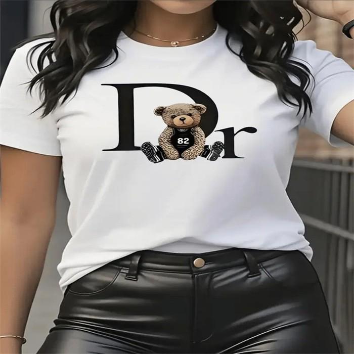 Унисекс Европейская и Американская Летняя Футболка с Принтом Фигуры S