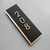Acrylic Modern Door Plate Shop Sign Customize House Number For Home Office Flats Restaurant Hotel Cafe Bar Home Decor Plate
