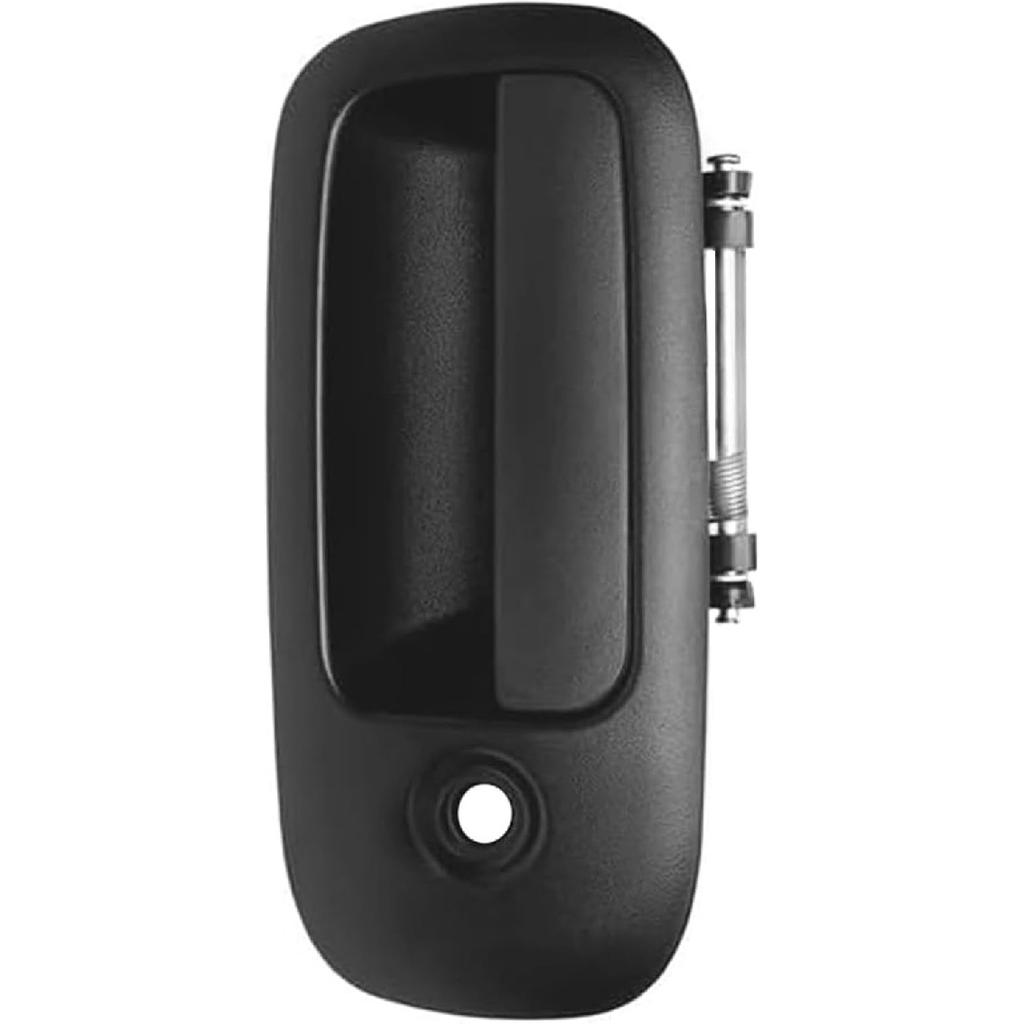 Exterior Door Handle Front Left Driver Side For 1996-2009 Chevy Express, GMC Savana 1500 2500 3500 4500 Van, Replaces 79320,W/Key Hole,Textured Black