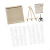 Babilla of Modifiable Felt Letters with A Stand Office Ornament for Classroom