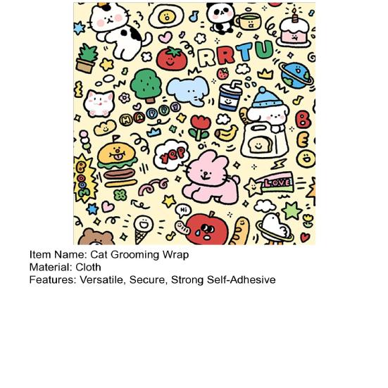 Kedi Bakım Sarma Kendinden Yapışkanlı Kedi Tırnak Kesme Temizleme Kısıtlama Çantası Isırık Önleyici Çizik Önleyici Kaçma Önleyici İlaç İçin Kedi Sakinleştirici Sarma