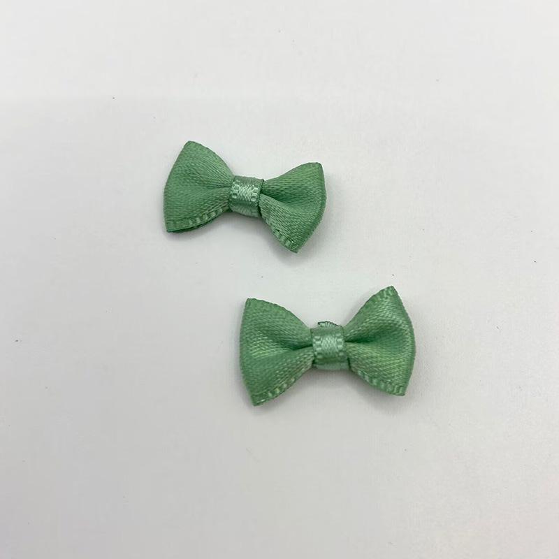 2cm Handmade Mini Cotton Bows for DIY Clothing & Doll Accessories