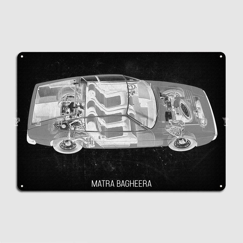 Matra Bagheera Metalen Bord Muurschildering Bioscoop Decoratie Garage Decoratie Blikken Bord Poster