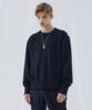 Pinned Look Essential Wappen Point Standard Fit Sweat Top (Black)