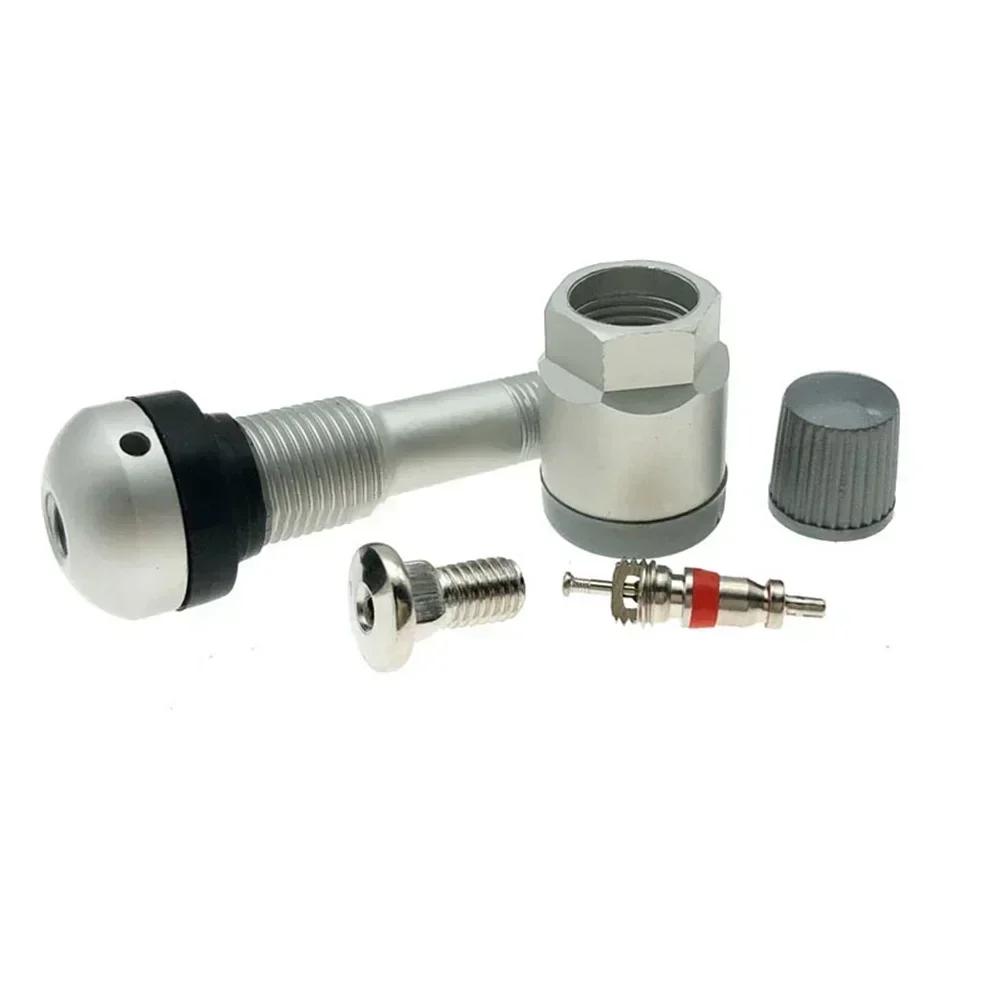 4Pcs TPMS Tire Pressure Sensor Valves Stem Repair Kit For BMW 5 Series Metal Tire Pressure Sensor Valves Stem