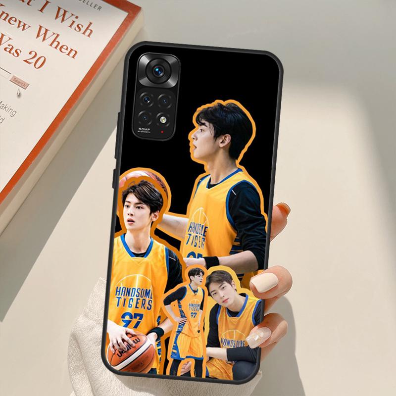 Cha Eun Woo Korean Actor Singer Case For Xiaomi Redmi Note 10 8 9 11 Pro 8T 9S 10S 11S Redmi 10C 9C 9A 9T K50 K40 Gaming