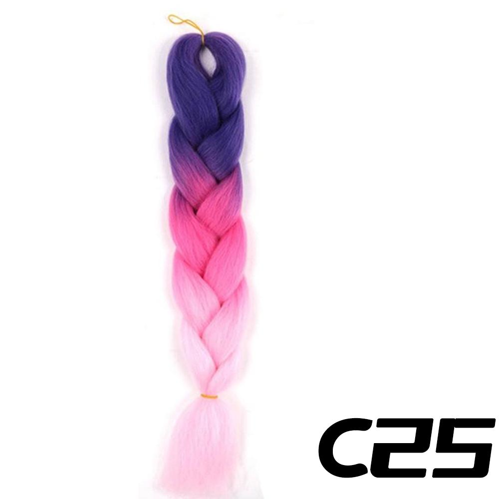 MISS WIG Synthetic Long Braid Ponytail Extension Straight Sleek Wrap Around Colorful Braid Hair Extensions Ponytail Natural Soft For Women Wear