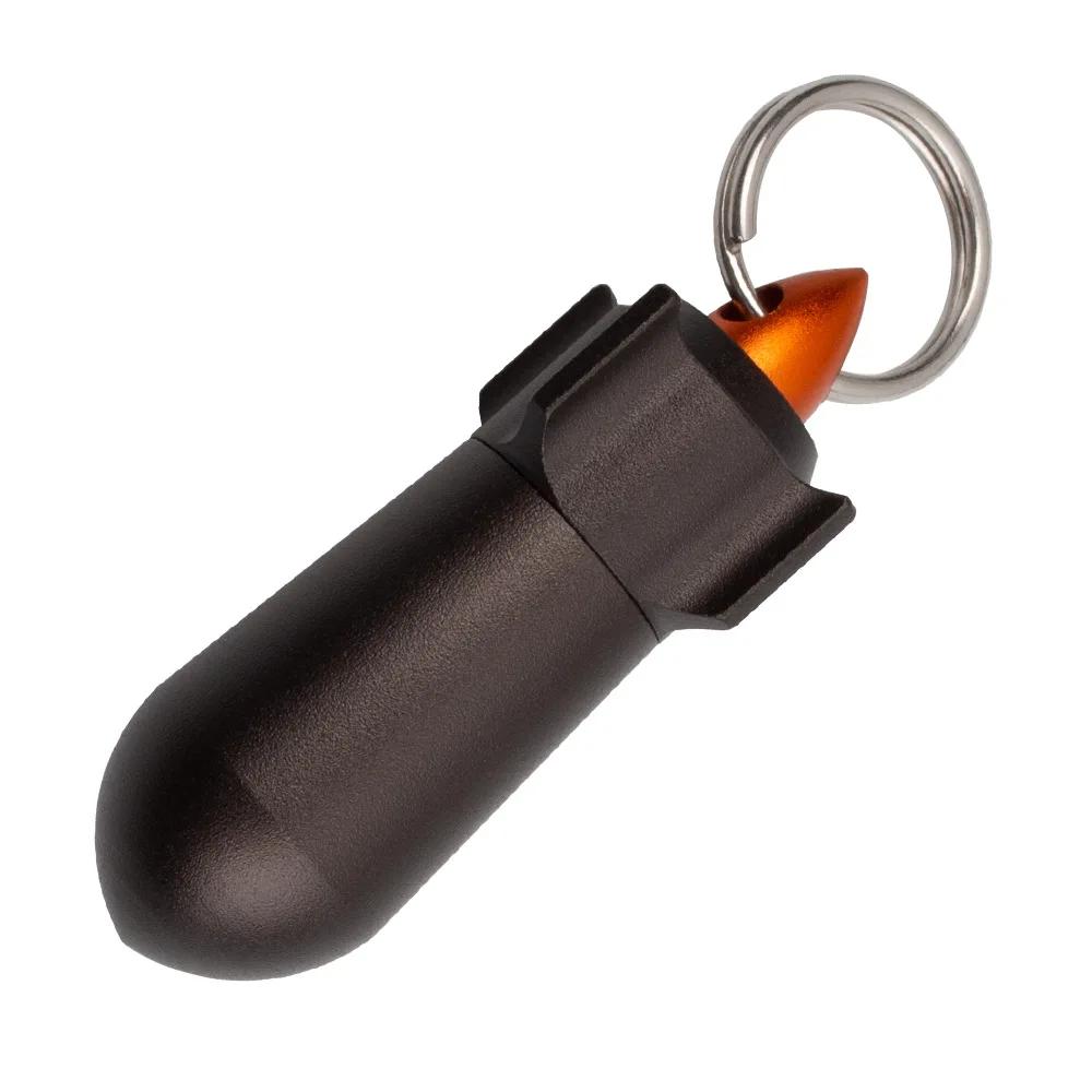 New Mini Waterproof Metal Bottle Storage Portable Pill Box Aluminum Alloy EDC Seal Storage Capsule Box Outdoor Camping Tool
