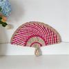 Grass Hand Fan Hand-Woven Straw Fan Easy To Carry For Wall Decoration and Summer Event