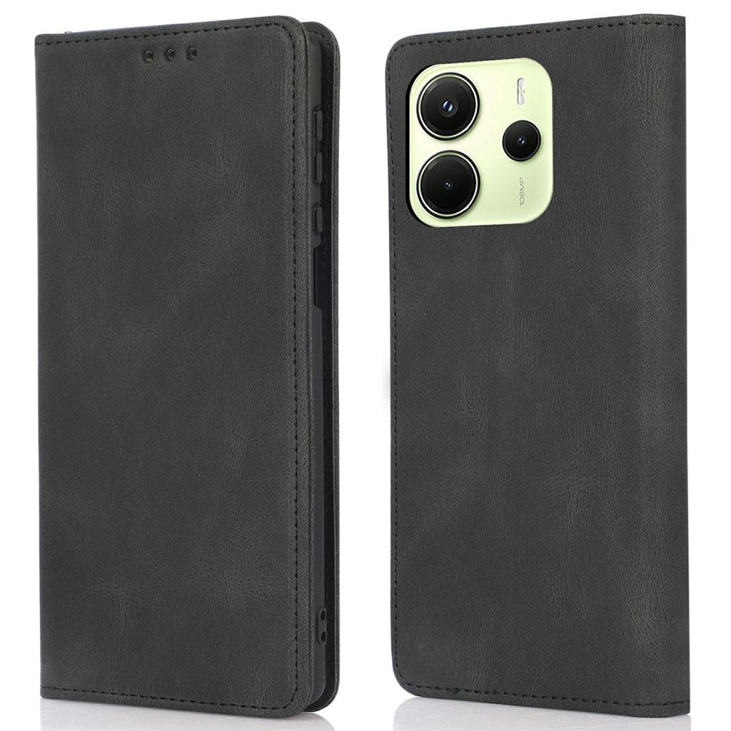 For Xiaomi Redmi Note 14 4G (164.84mm) Case Wallet Magnetic Closing Leather Flip Phone Cover