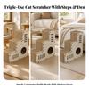 Cardboard Cat House Multi-Level Condo Replaceable for Cats
