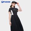 FILA FUSION Women's Spliced Long Dress