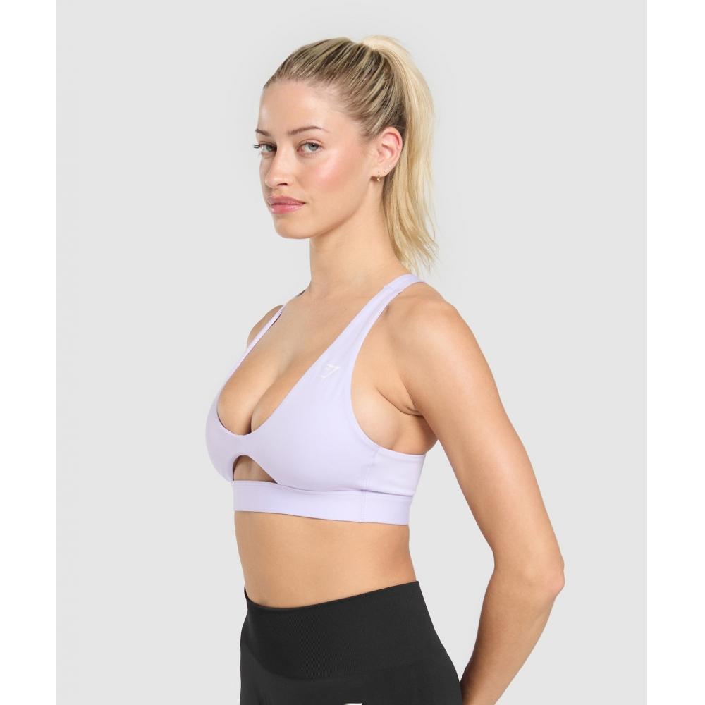 Gymshark Peek A Boo Sports brA Fresh lilAc b8A5z Pb7g