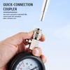 Engine Compression Meter with M10 M12 M14 M18 Adapter 0-300 PSI Pressure Gauge Automotive Cylinder Tester Kit