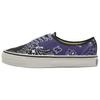 Vans Authentic 44 LX Black Purple Bandana Unisex Sneakers VN000D9NBMB