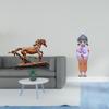 Sculpture Figurine Artwork Collectible Ornament Horse Statue for Desk Decoration Bookcase Living