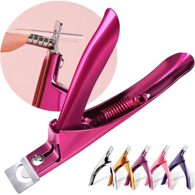 Professioneller Falscher Nagelknipser Nagelknipser Spitzenknipser U-Form Acryl Falsche Nagelkanten Trimmer Edelstahl Nagel Maniküre Werkzeuge