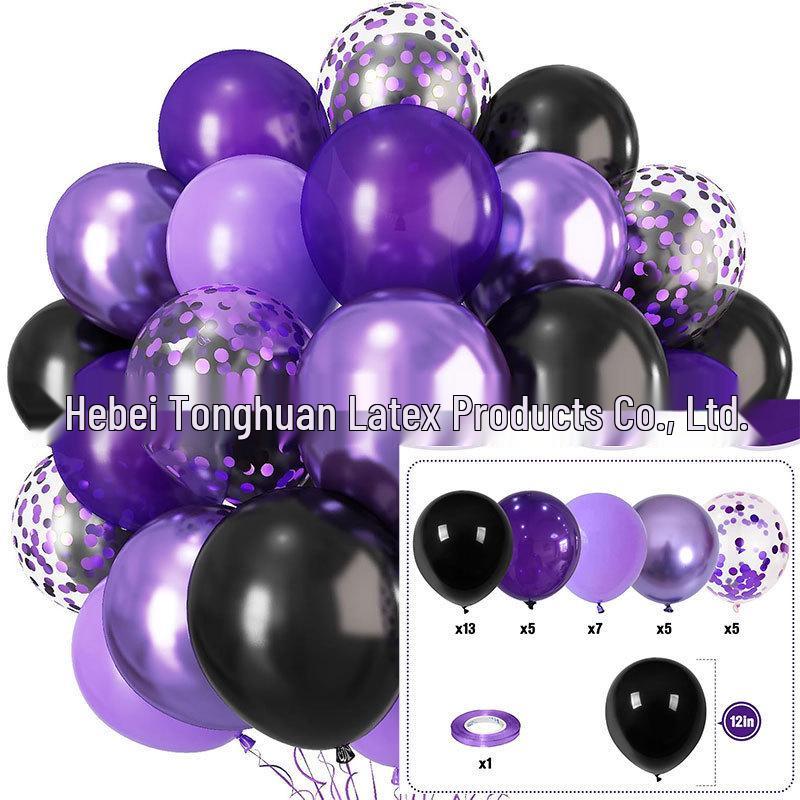Set di 35 Palloncini Colorati con Paillettes da 12 Pollici per Decorazioni di Feste di Compleanno