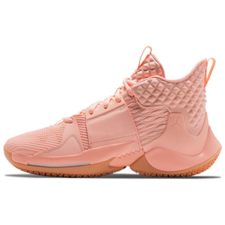 

Детские кроссовки Air JordanWhy Not Zer0.2 GS Cotton Shot Розовый, коралловый, коралловый, желтый, AO6218-600
