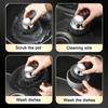 Stainless Scrub Brush, Non-Shedding Kitchen Cleaning Brush for Pots and Pans