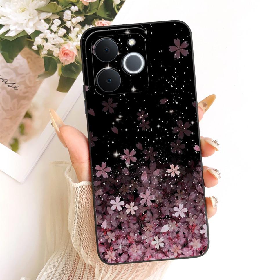 Custodia per Telefono Design alla Moda Per Realme Note 70 70T C71 India RMX5313 Narzo 80 Lite 4G Cover Morbida in Silicone Fiore Farfalla