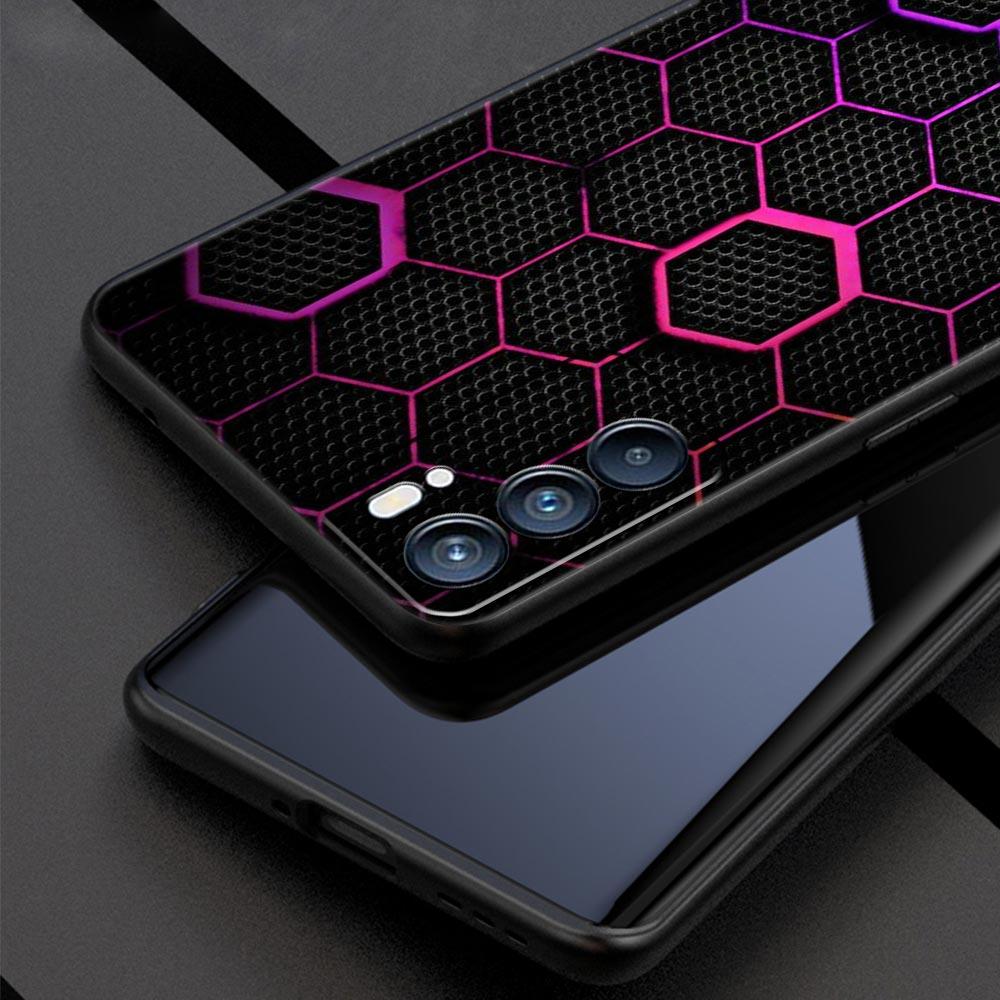 Carbon Fiber Case For Oppo Find X6 Pro X5 A54 A53 A52 A9 2020 A15 A95 A17 A16 A76 A74 A57 Reno7 Reno6 Pro Plus 5G Black Cover
