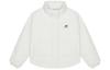 Down Jackets Women's White Stand Collar Moderate Parka Down Jacket AWJ23331-CIC