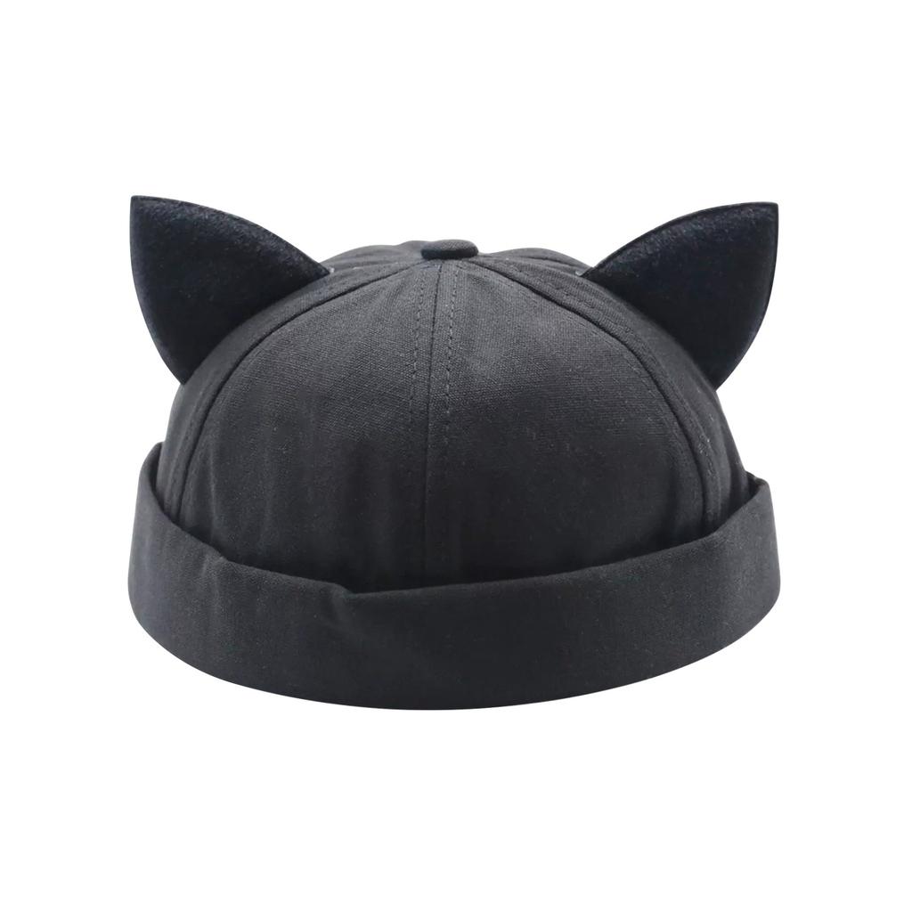 Cute Hat, Versatile Melon Skin Hat, Women's Summer Brimless Dome Landlord Hat