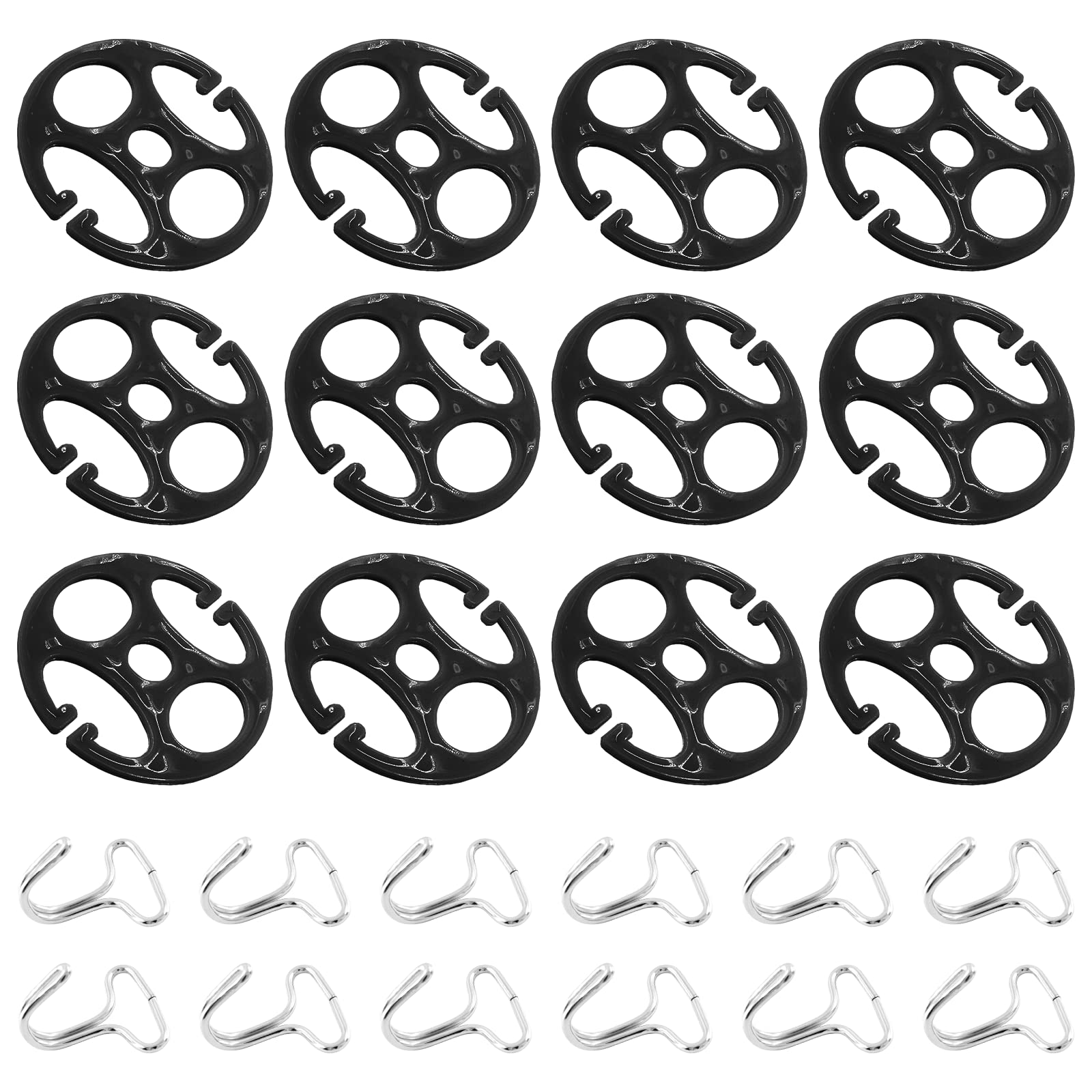 

Moicstiy Car Seat Covers Plum Plate Metal Hooks 24pcs Plastic Car Seat Cover Chucks чёрный