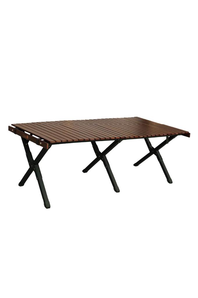UJack Wood Row Wood Roll Roll Top Aluminum Natural Storage Case Included Table, Table, Table, Legs, Wooden, Wood, (120 Models)