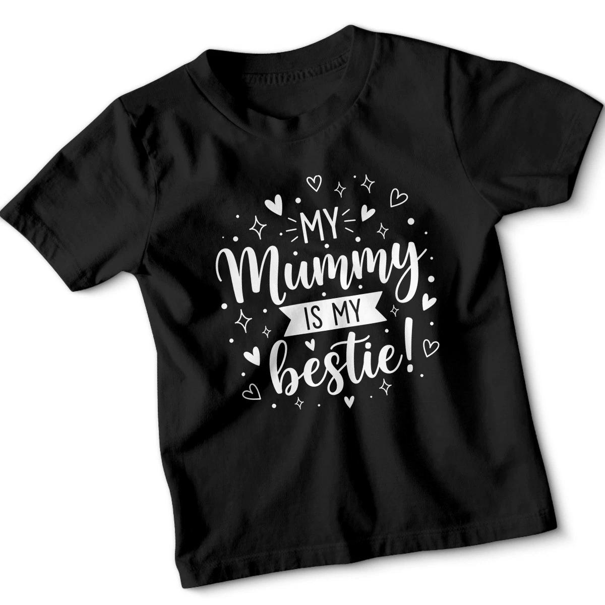 Моя Мама - Моя Лучшая Подруга Футболка для Детей Связь Матери и Дочери Футболка Отношений 120