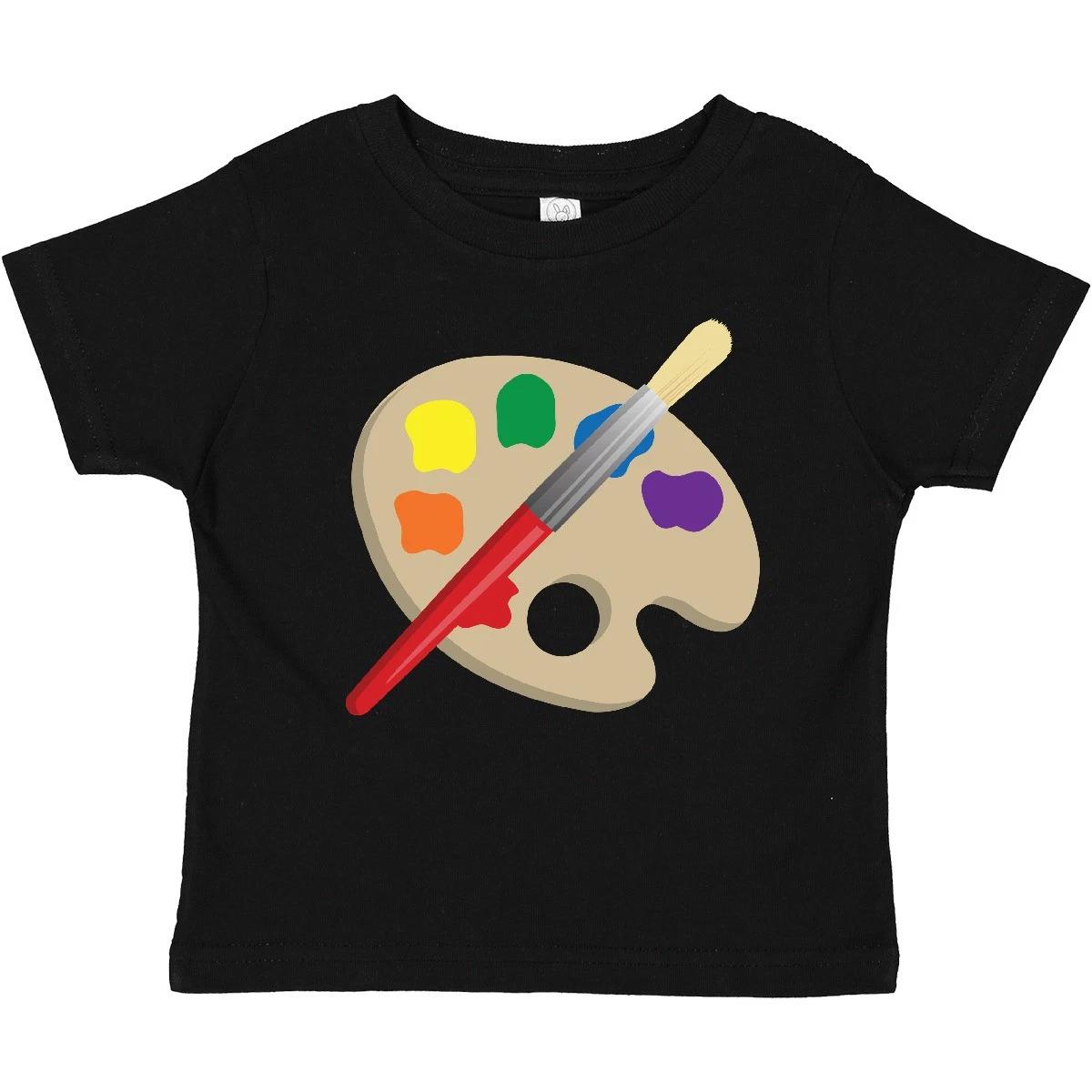 Inktastic Artist Palette And Brush Baby T-Shirt Art Paintbrush Future Artistic 110