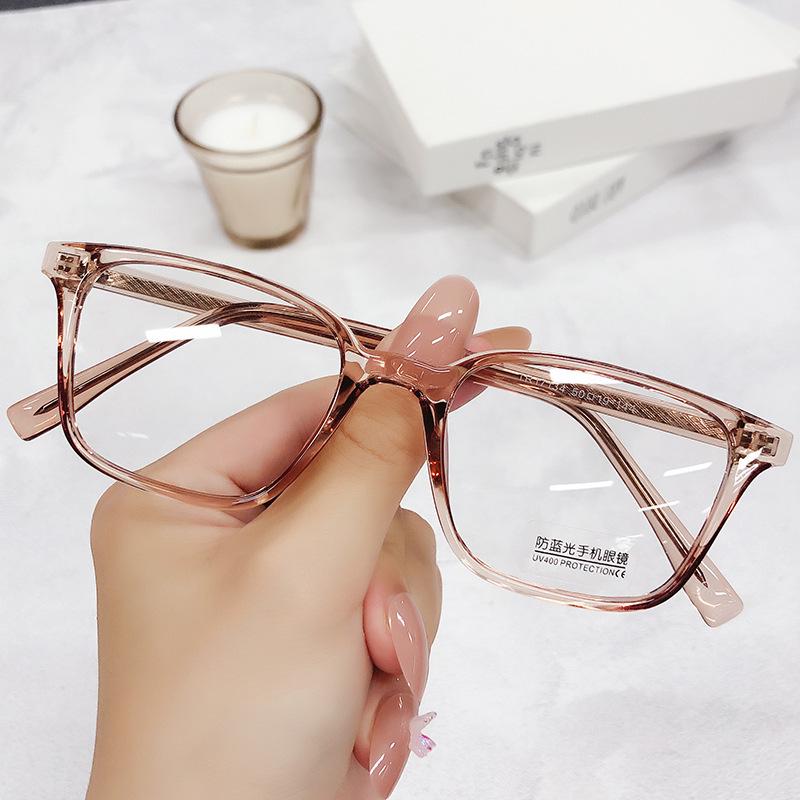 Korean Style Anti-Blue Light Spectacle Frames - Unisex, High-End & Versatile for Bare Face