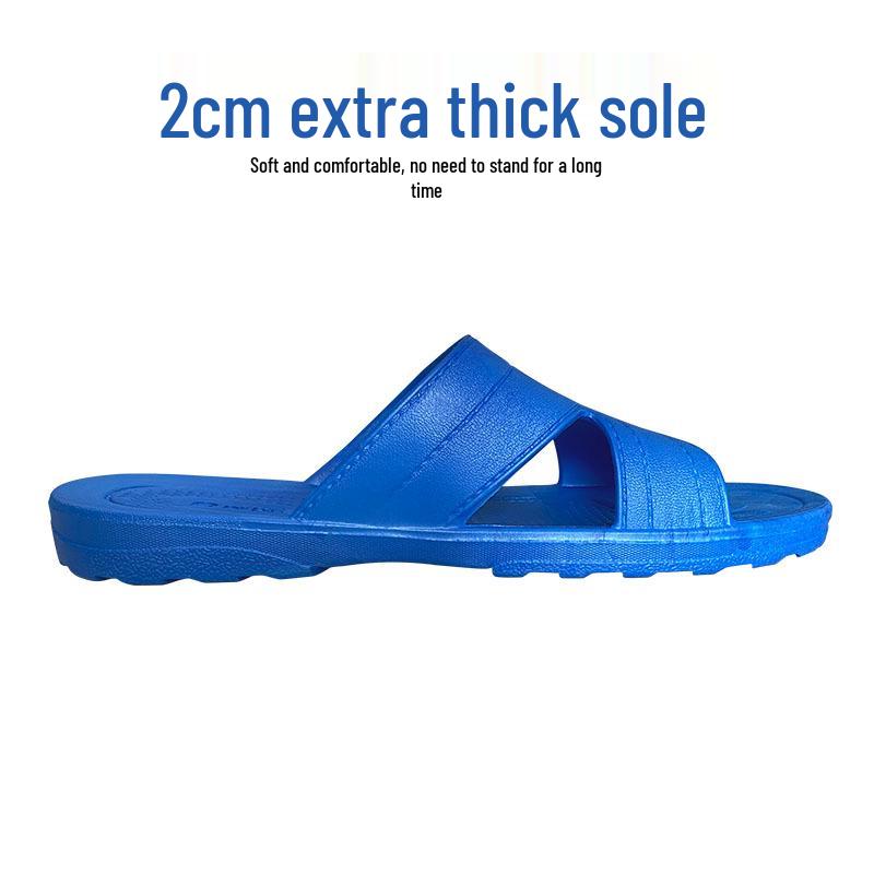 Anti-Static ESD Non-Slip Cross Slippers, Wear-Resistant Soft Sole, Cleanroom & Workshop Work Shoes