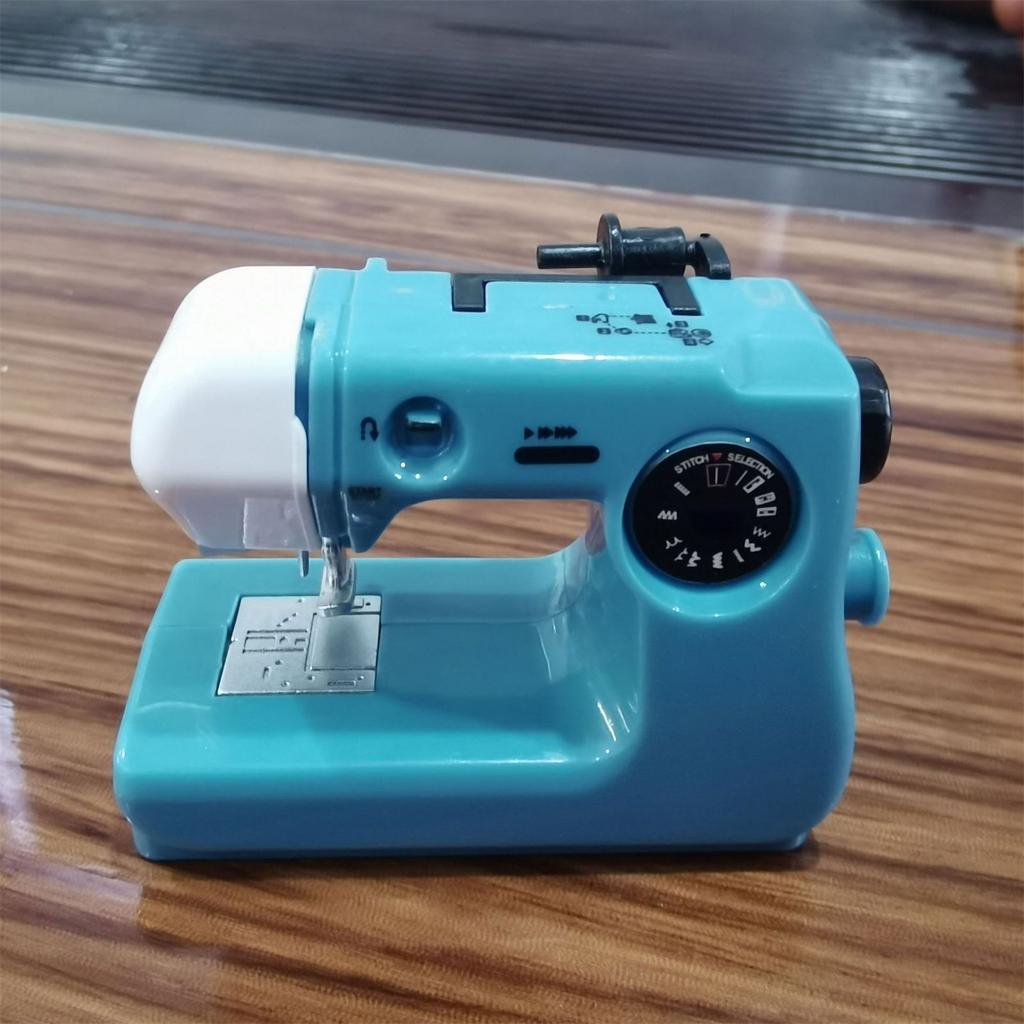 Kompakt Nähmaschine Kapselspielzeug für Anfänger Heimdekorationen Kreativität und Spaß am Leben für Kinder Einzigartiges Geschenk