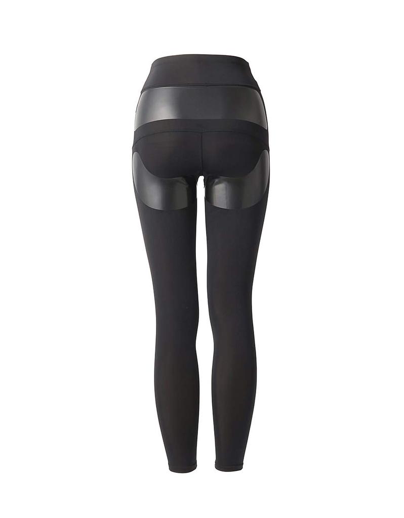 Gunze RIZAP Leggings RZ1261 Size L Women's Black,