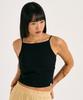 Diyani Kevala Back Point Top (Ebony Black)