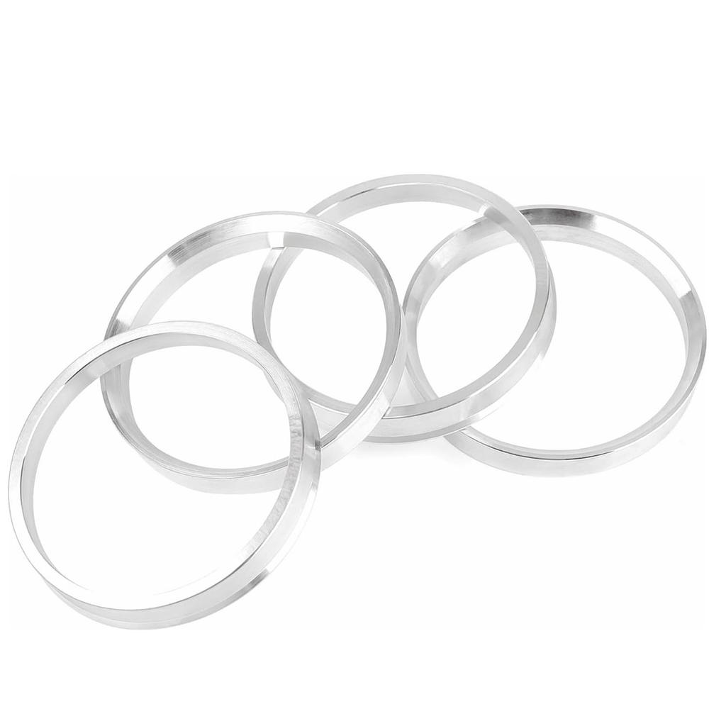 4pcs HUB CENTRIC RING 64.1mm/56.1mm Aluminum Hub Rings with Brim
