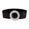 Wind Ladies Wide Belt Retro Elastic Elastic Waist Seal Dress Waist Decoration