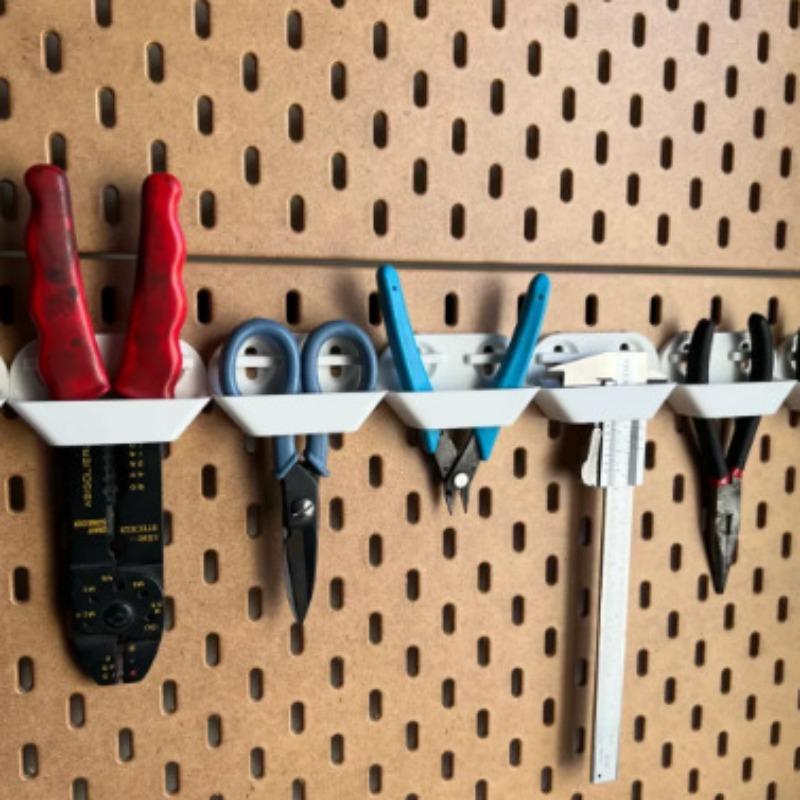 

Rack Organizer with 1 Layer/2 Layers/3 Layers for Scissors, Wrenches, Calipers, Etc., Compatible with Pegboards, Easy to Install