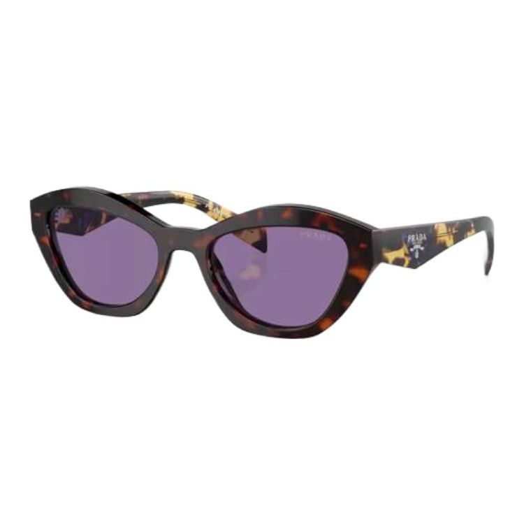 

Prada Logo Design Cat Eye Sunglasses Women sunglasses Tortoise PRA02S17N50B 55