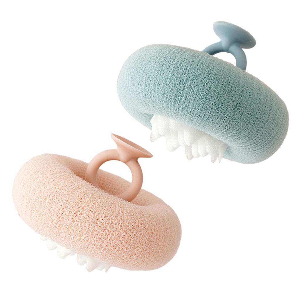 Handheld Sunflower Shower Ball Round Super Soft Exfoliating Body Massage Bath Ball Reusable  for  Women Men Shower Tool