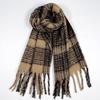 Women's Korean Plaid Mohair Scarf - Warm, Fashionable, Versatile Winter Neck Warmer