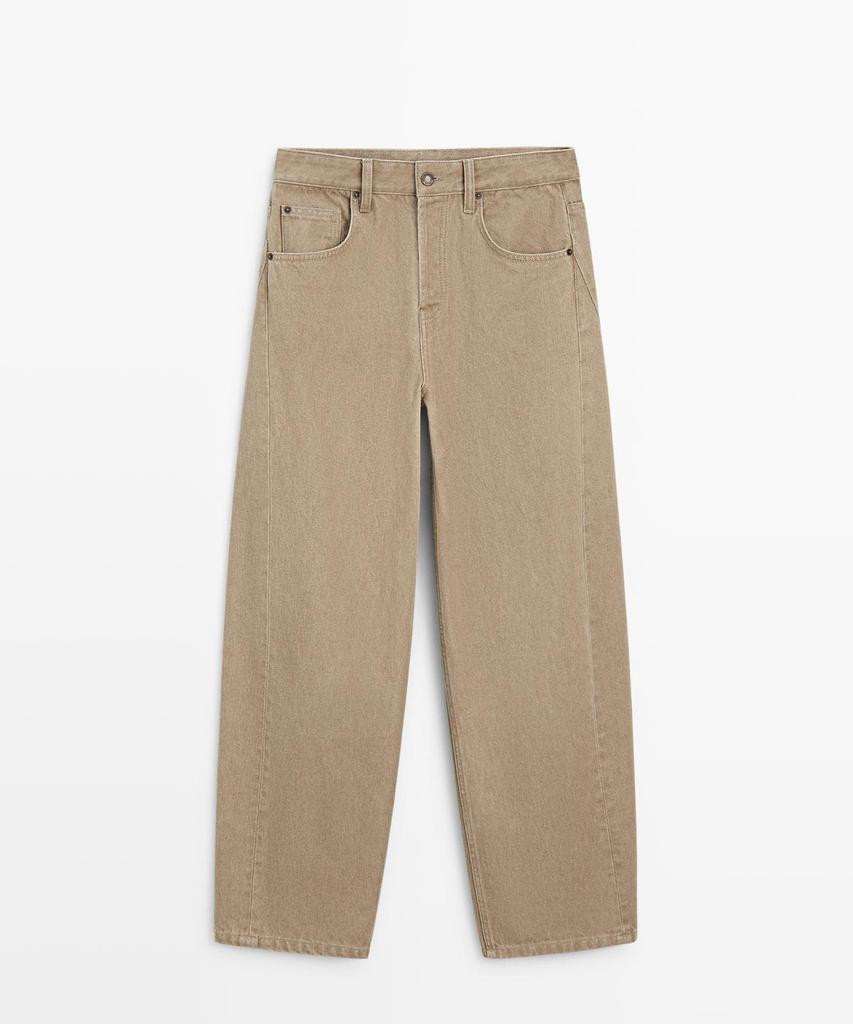Masimodutti Balloon Mid-Waist Pants
