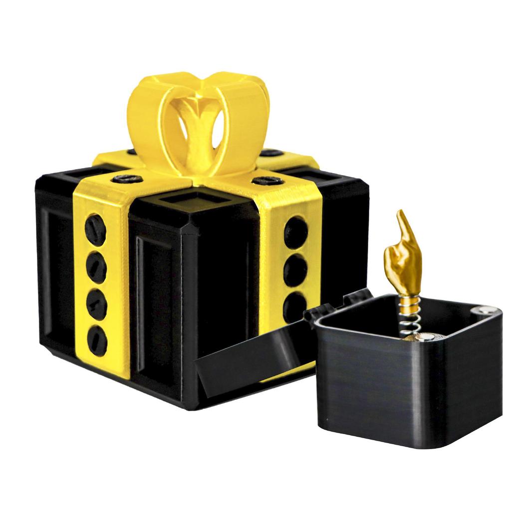 3D Printed Prank Gift Box - Novelty Toy