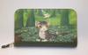 [Wachifield] Dayan Genuine Leather Art Round Wallet Forest Whispers