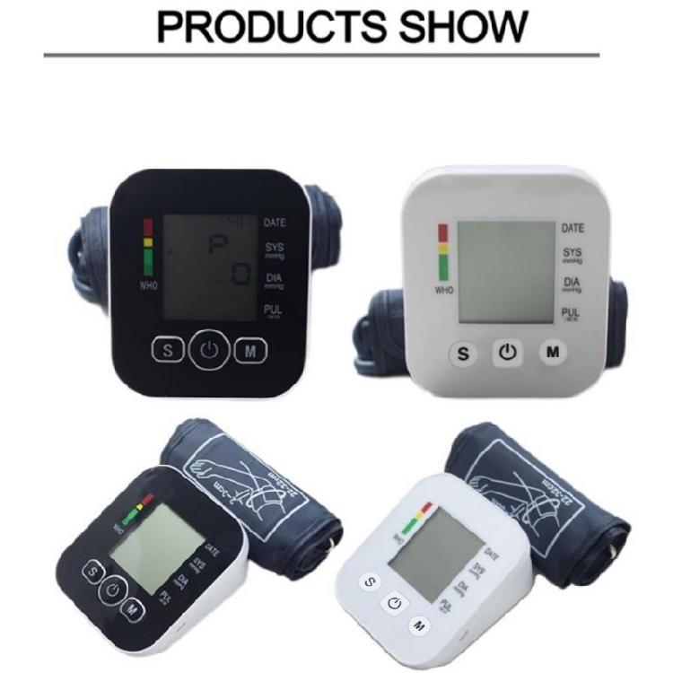 Auto LCD Monitor Sphygmomanometers for BP Pulse Meter Monitor Gifts for Parents