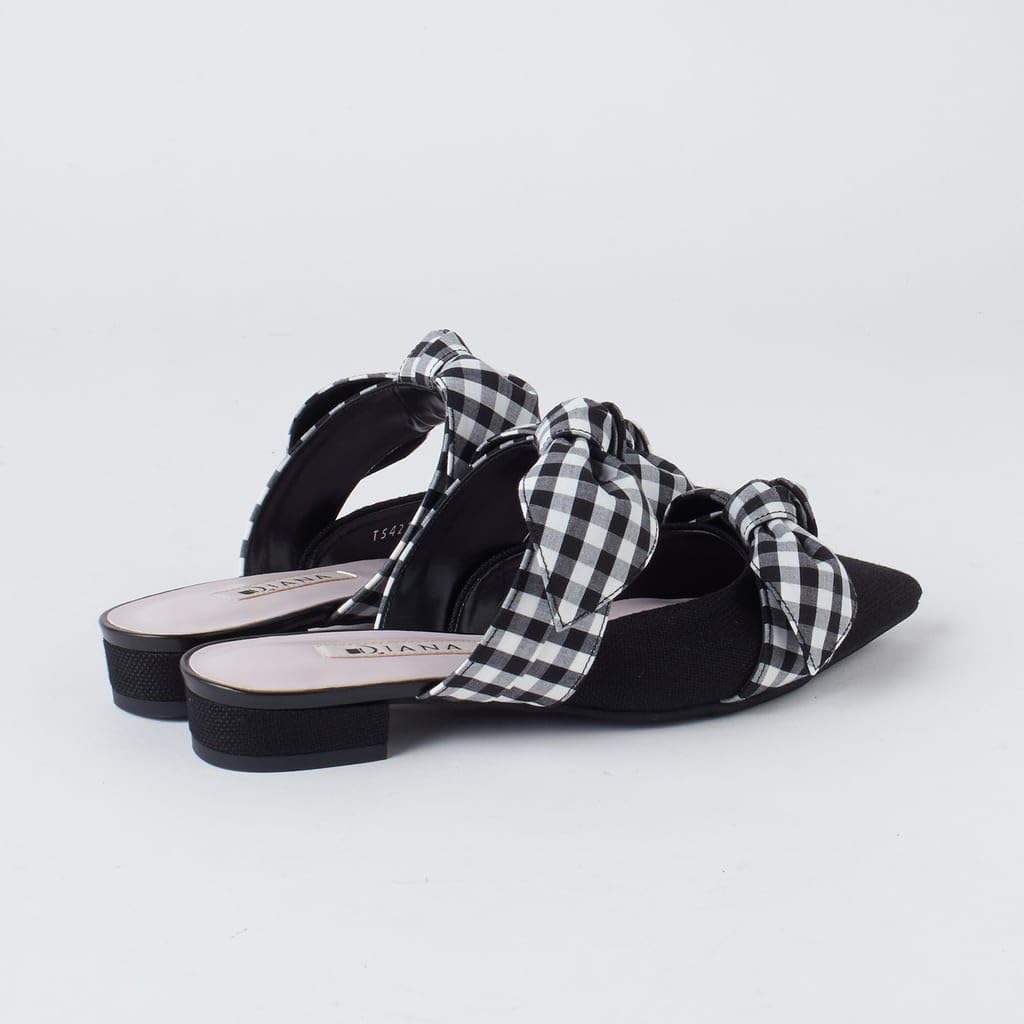 Lav hæl flat laget i størrelse 131015100011 [Diana] sko, Japan, svart, M,