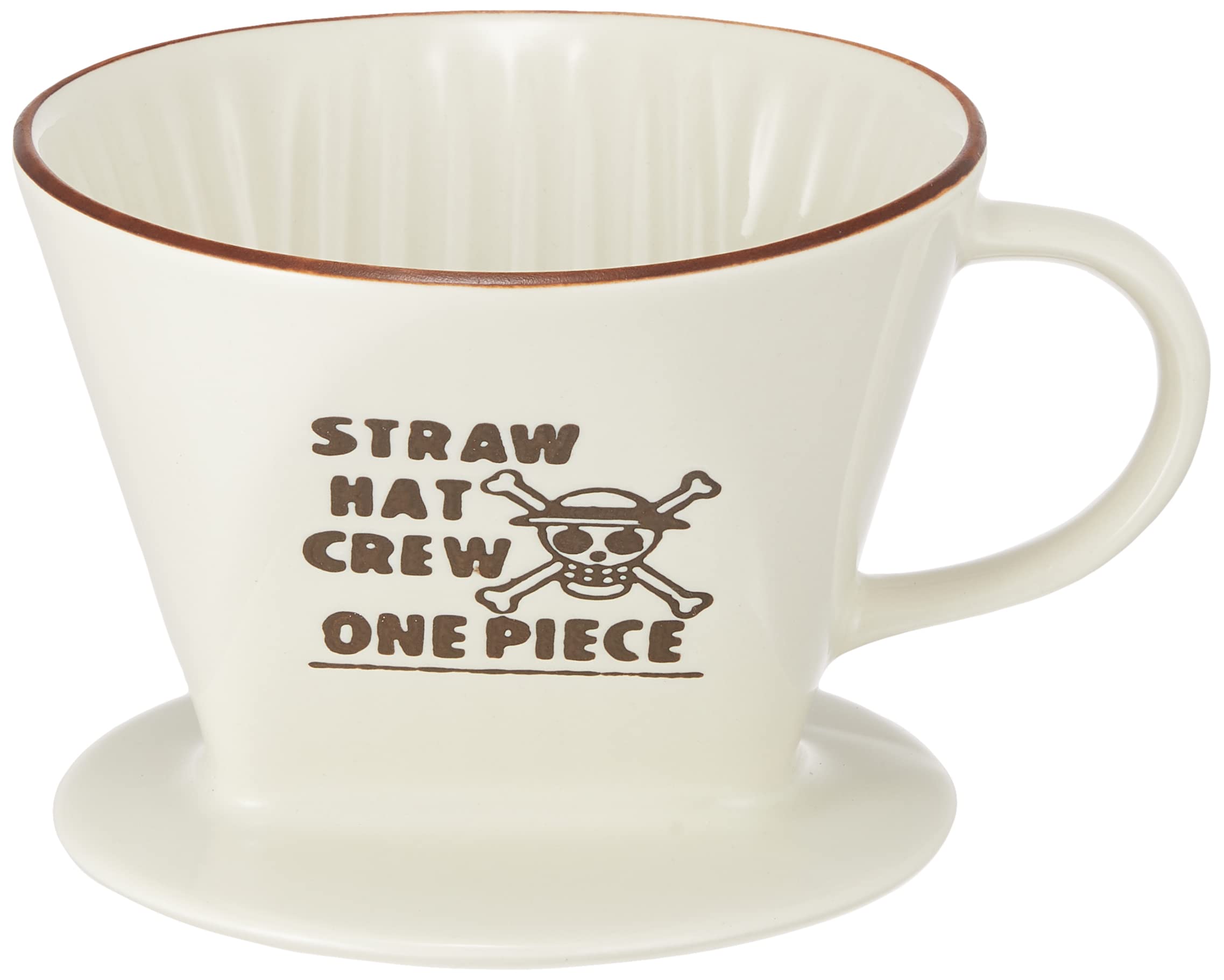 

Anime Cafe Style 128154 ONE PIECE Dripper, 11.5cm Diameter, White, белый